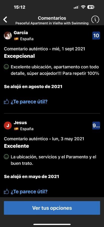 Precioso Atico Duplex En Vielha Para 6 Pax Eksteriør billede